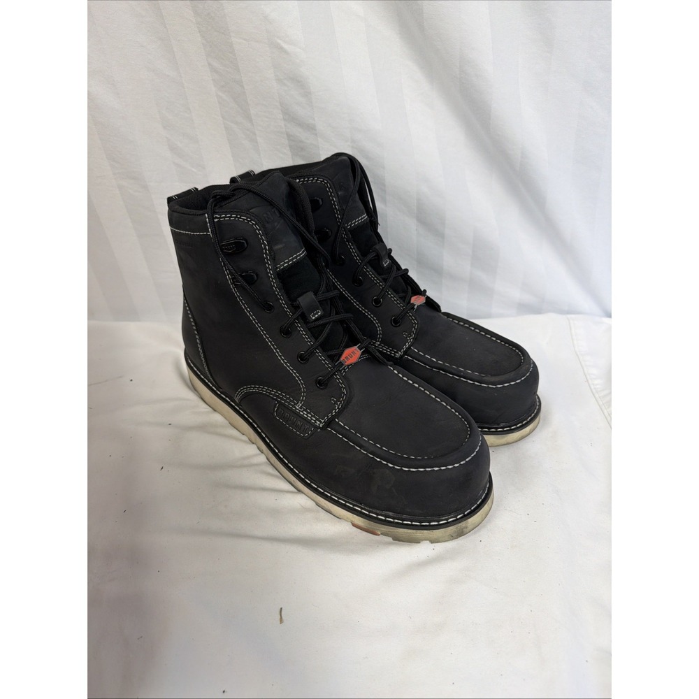 Brunt Toe Workwear 6" Men's Marin WP Work Boots- Black Size 11 Comp Toe